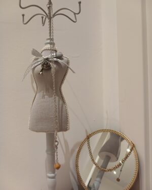 collana mini zodiac + crazy agata