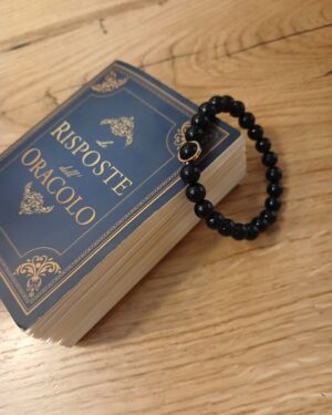 bracciale zodiac ossidiana