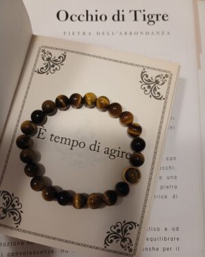 bracciale zodiac occhio di tigre