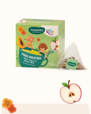 pausa avventura. infuso vivace con mango e mela bambini