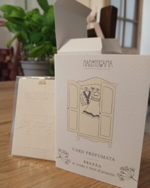 card profumate brezza tè verde e fiori d'arancio