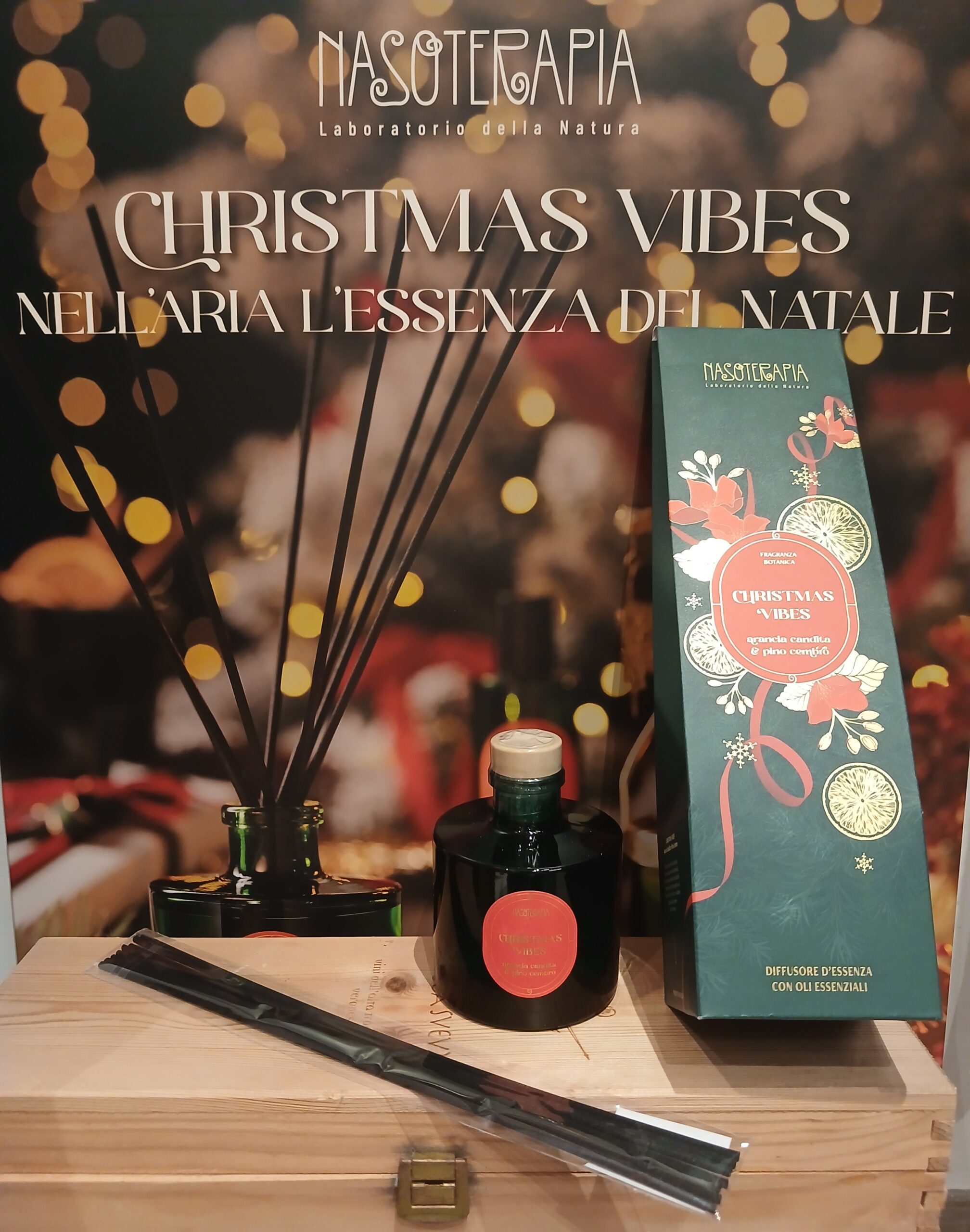 diffusore d'essenza con oli essenziali christmas vibes 200 ml diffusore d'essenza con oli essenziali christmas vibes 200 ml